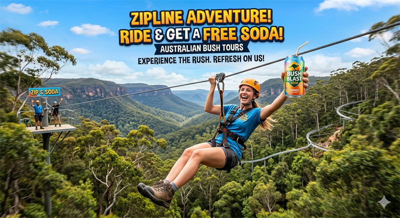 Zipline & Free Soda